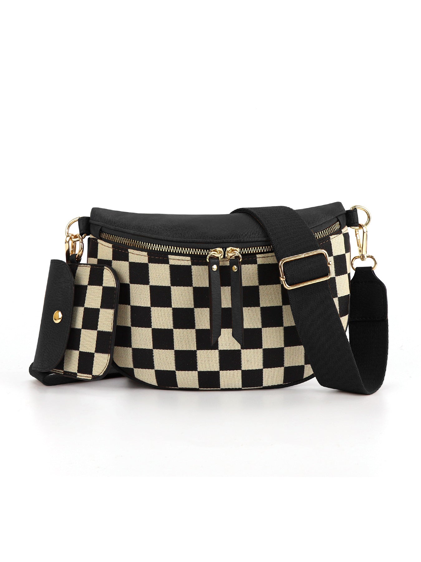 Plaid Waist Trendy All-match Messenger Bag