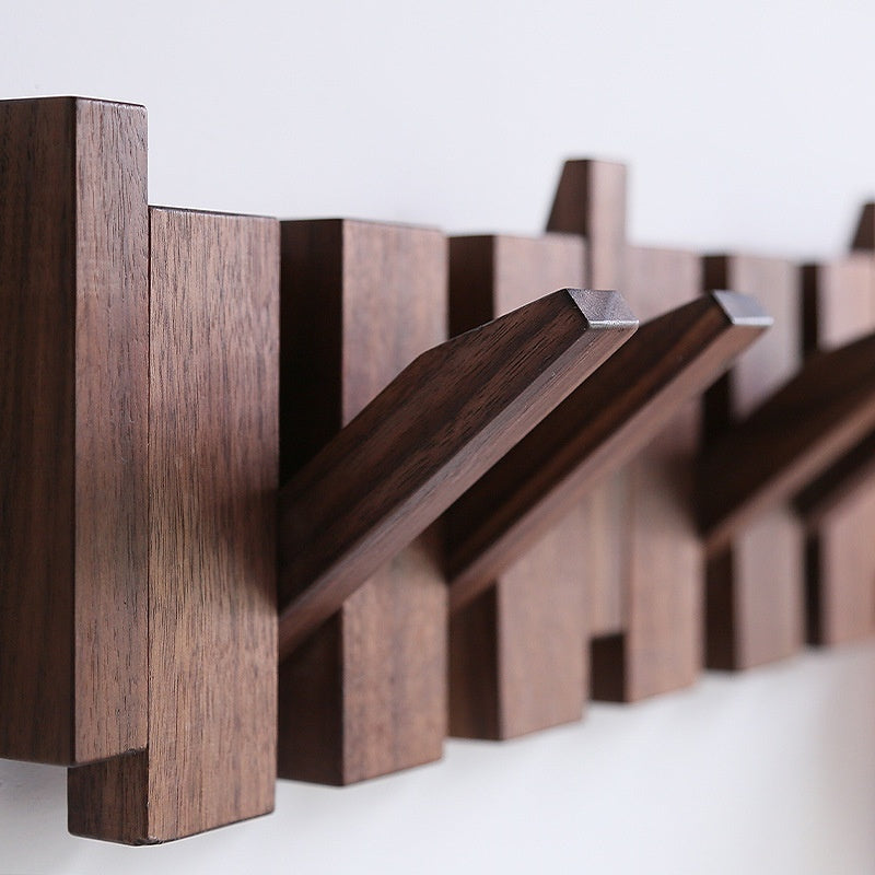 Clothes Hook Wall-mounted Entrance Hallway Hanger Punch-free Solid Wood Creative Keys Clothes d11fc964 1f61 4e7e 8382 2e8a581