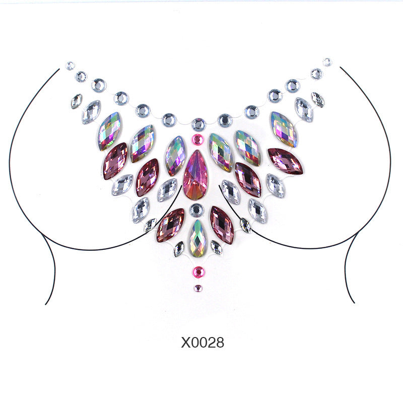 Women's Fashion Party Decoration Face Stickers d16d8193 e075 4470 8b64 0cee7a85d994