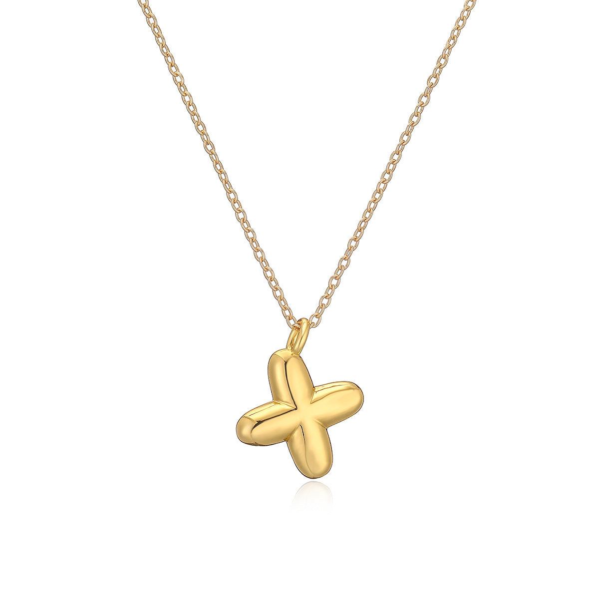 Copper Plated Gold 26 English Letters Pendant Necklace Niche Personality Clavicle Chain d18b8194 0154 4ce6 afe0 b0b37dd4df3c
