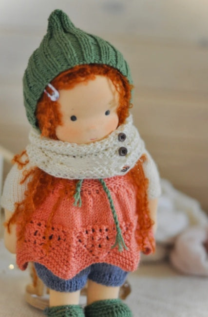 Handmade Plush Doll Golden Curly Girl Finished Product d1ff09c7 8a96 4bbe be65 31d93e2b47d5