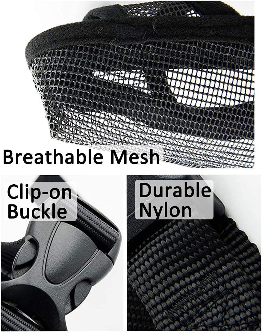 Breathable Mesh Muzzle For Dogs Anti-bite Anti-barking Anti-eating Anti-barking For Large Medium And Small Dogs d221720d 984d