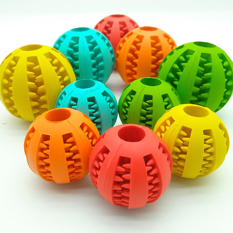 Pet Slow Feeder Dog Toy Cute Funny Rubber Dog Ball Toy d2402064 a206 46fa 939d c1978db436e9