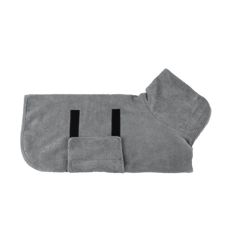 Absorbent Pet Bathrobe With Waist-wrapped Microfiber d24d59c8 d8bd 4f33 8b3a 38750f04aeb8