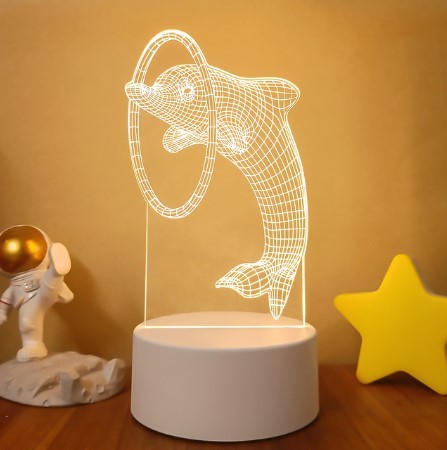 3D Lights Colorful Touch Remote Control LED Visual Lights - HD Wireless Product #24