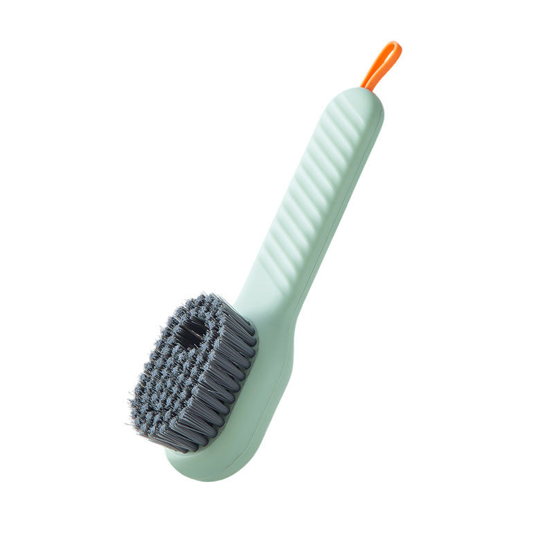 Multifunctional Soft-bristled Shoe Brush Long Handle Brush Automatic Liquid Adding Shoe Clothing Board Brush Cleaning Tool d2