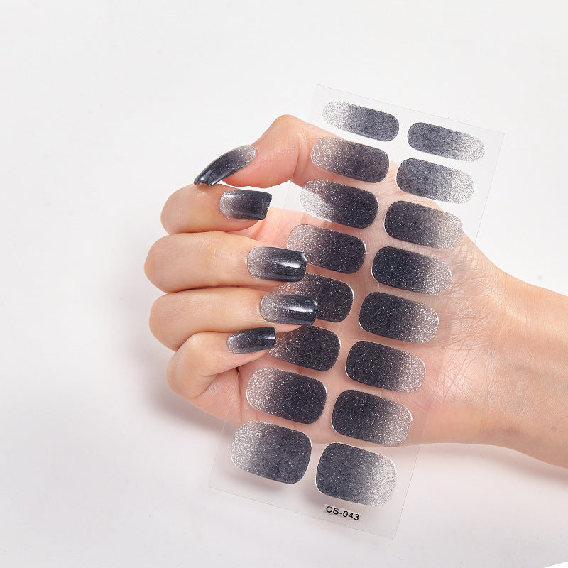 16 Small Stickers Gradient Glitter Nail Stickers - HD Wireless Product #16