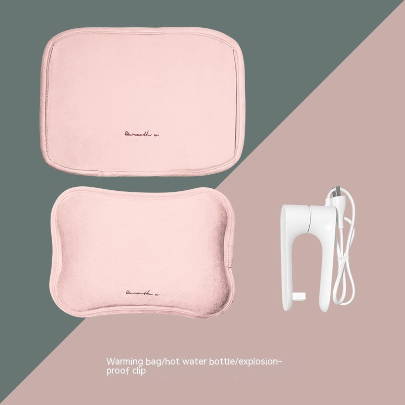 Rechargeable Hand Warmer Belly Cute Plush Explosion-proof Heating Pad Electric Hot Water Bag d33b4f7a 4143 4e25 a706 f1b21b52