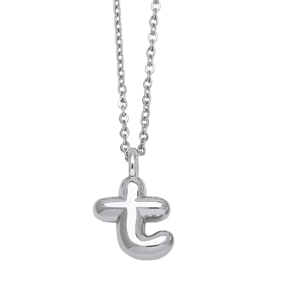 Copper Plated Gold 26 English Letters Pendant Necklace Niche Personality Clavicle Chain d34627eb d161 4403 9189 1507b0aaf2f3