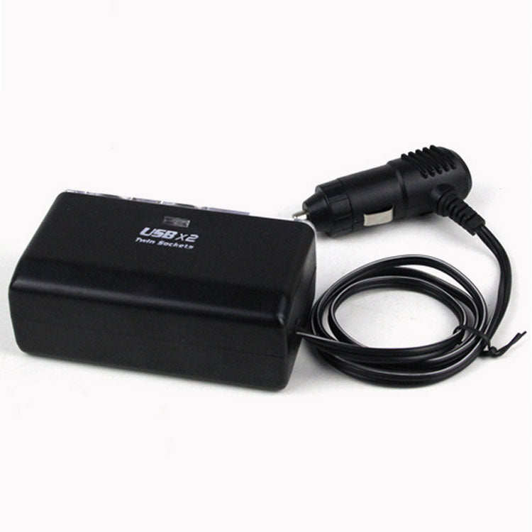 Car Cigarette Lighter Dual USB One-to-two Car Charger With Cord Car Power Splitter USB Charger Socket d372ea23 3dc2 4947 929e