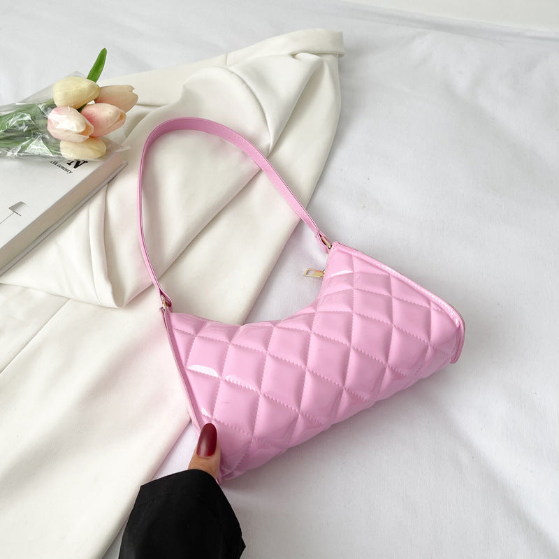 Diamond Plaid Underarm Small Square Bag For Women d3f847d8 2be6 4779 857c 7d64b3f59d7c