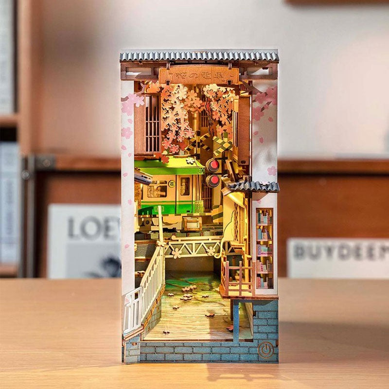 Robotime Rolife DIY Book Nook Wooden Miniature Doll House Light For Bookshelf Insert Furniture d4eb1f1f 149d 4dc6 a37d 2aa983