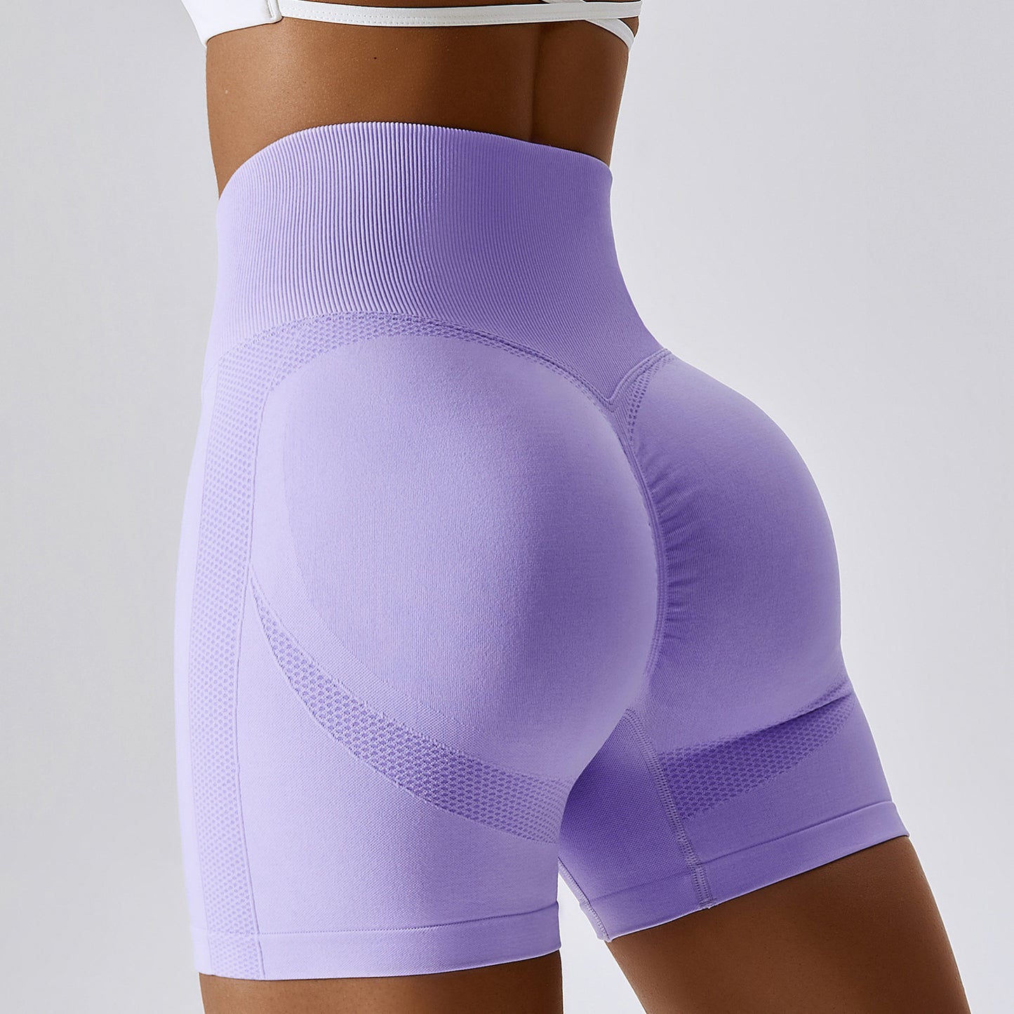 Women's Seamless Yoga Shorts In Europe And America d4f02010 6a99 4aed b71c 508cc325e512