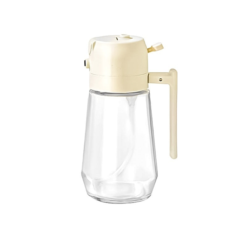 470ML Olive Oil Sprayer Dispenser For Cooking BBQ 2 In 1 Glass Oil Vinegar Soy Sauce Spray Kitchen Oil Bottle For Air Fryer - HD Wireless Product #6