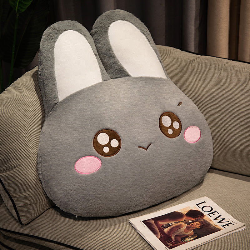 Warm Hand Rabbit Pillow Plush Toy d535a423 e63c 46bb b70f bd9bc6d402ed