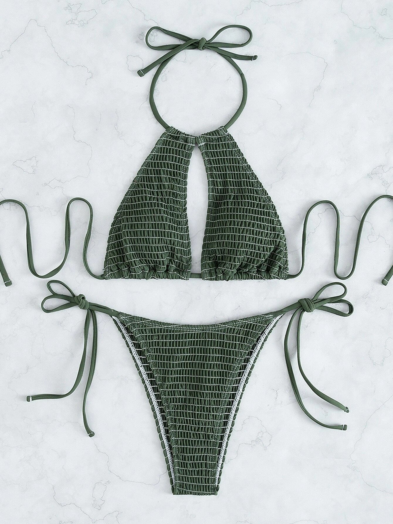 Women's Split Beach Swimsuit Bikini Two-piece Set d5638f8e fdde 4381 ac37 84cd4b22b71d