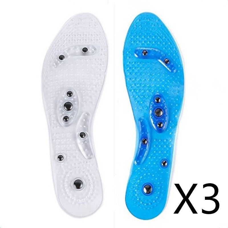 Transparent magnetic therapy insole with 8 magnets d61da5cd b48d 4cbd 85f7 bd39c954a61f