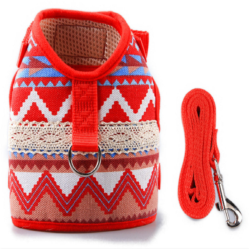 New Dog Leash Clothes Ethnic Style Suit d62f46ae 0683 4c69 bbc4 5ec242d2ee52