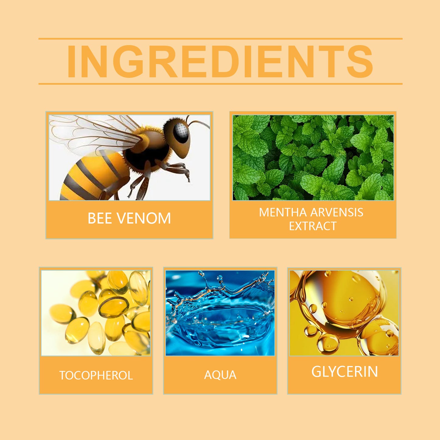 Bee Venom Repair Cream Moisturizing Nourishing And Improving Elasticity
