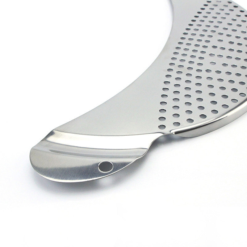 Stainless Steel Moon Shape Drainer Kitchen Tools d719b580 a829 46cc 98b3 612faf257bc4