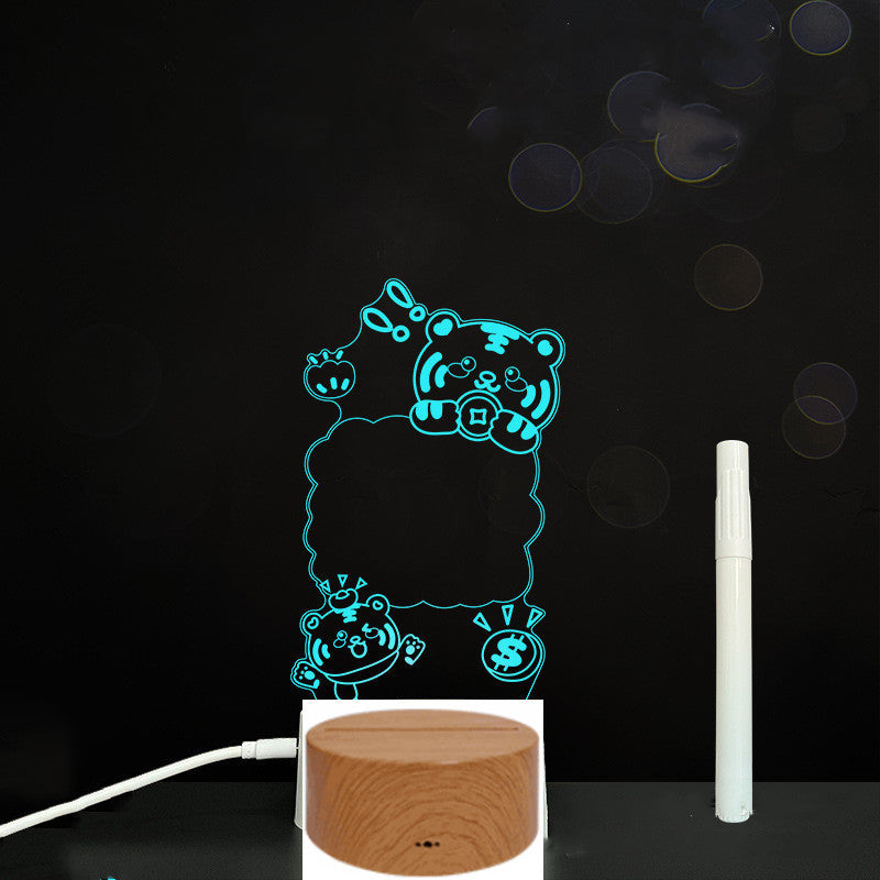 3D Acrylic Board Handwriting Message Board LED Light - HD Wireless Product #67