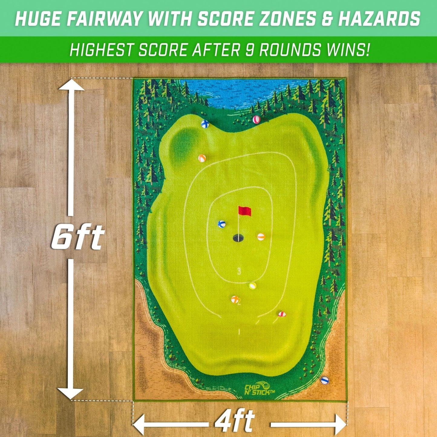 Golf Training Mat For Swing Parent-child Toys Ball Trace Directional Mat Swing Path Pads Swing Practice Pads d7388750 d856 45