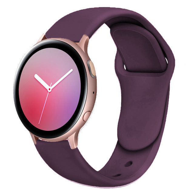 Suitable For Galaxy Active 2 Reverse Buckle Silicone Strap 20 22mm Sports Inner Buckle Strap - 图片 12