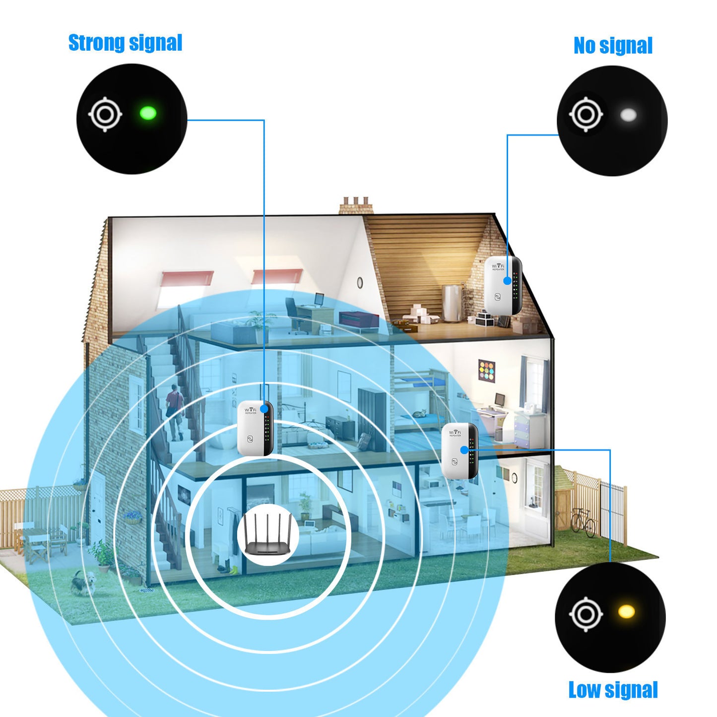 Wireless routing signal amplifier 300M small bread network repeater wirelessRepeater yiwu