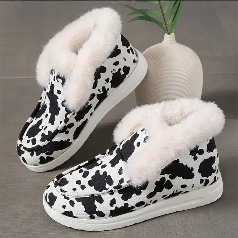 Women's Fashionable Casual Suede Low-top Cotton Shoes d78a4a87 a5f4 490e a99e 38846361573d