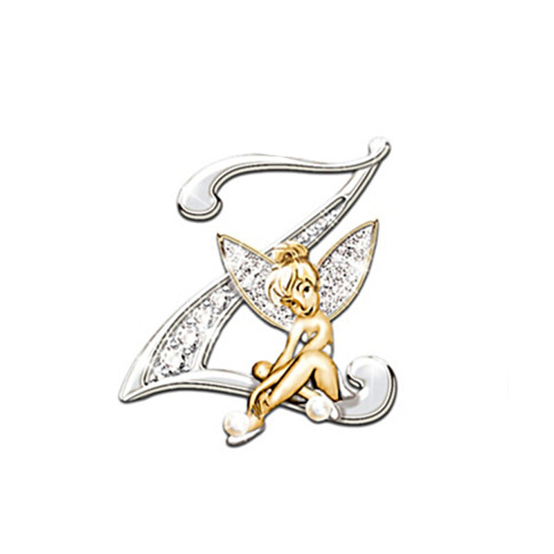 Women's Fashion 26 English Letter Brooch d7d001f3 ac49 44ca 8527 aab3b54c79f3