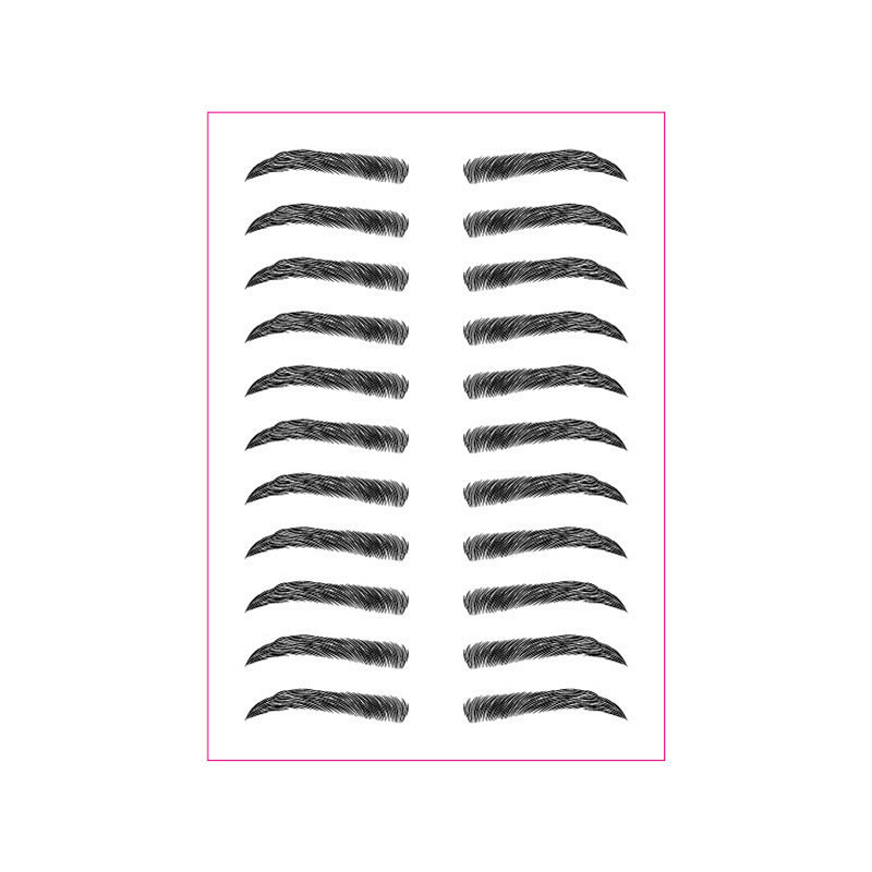 3D Waterproof Semi-permanent Eyebrow Stencil Stickers - HD Wireless Product #17