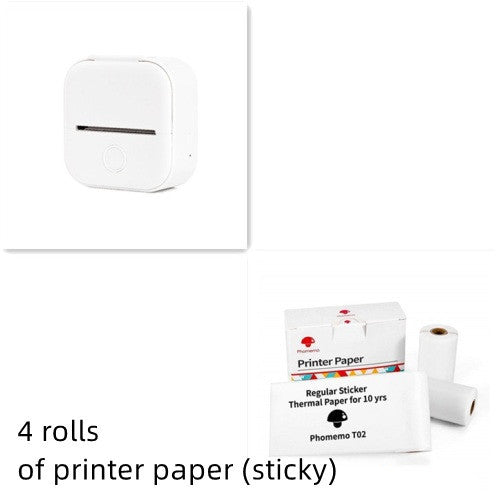 Portable Mini Thermal Label Printer Home Photo Printer Student Wrong Question Printer Bluetooth-compatible Mini Label Printer Price Tag - 图片 15