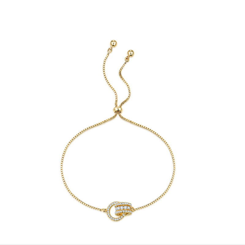 Gold Crisscross Bracelet Adjustable Fashion Design Girls' Jewelry Accessories d8c1ebc2 1a81 4821 9442 36bf5f26a92e