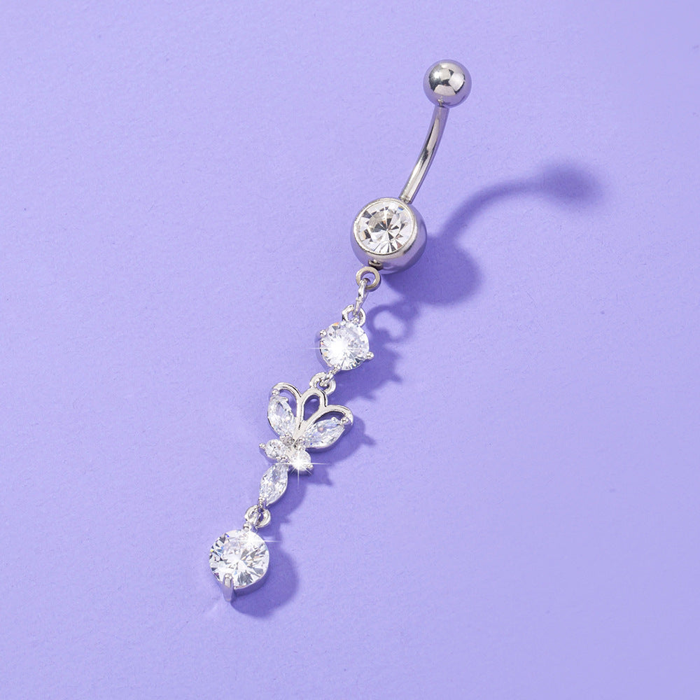 Exquisite Zircon Butterfly Belly Button Piercing d913815d 81d9 4944 b2b1 05c3021950cd a120fe70 c16d 4e7e a5b8 4ac53315231c