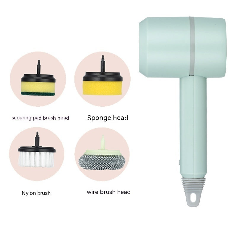 Electric Cleaning Brush Dishwashing Brush Automatic Wireless USB Rechargeable Professional Kitchen Bathtub Tile Cleaning Brus