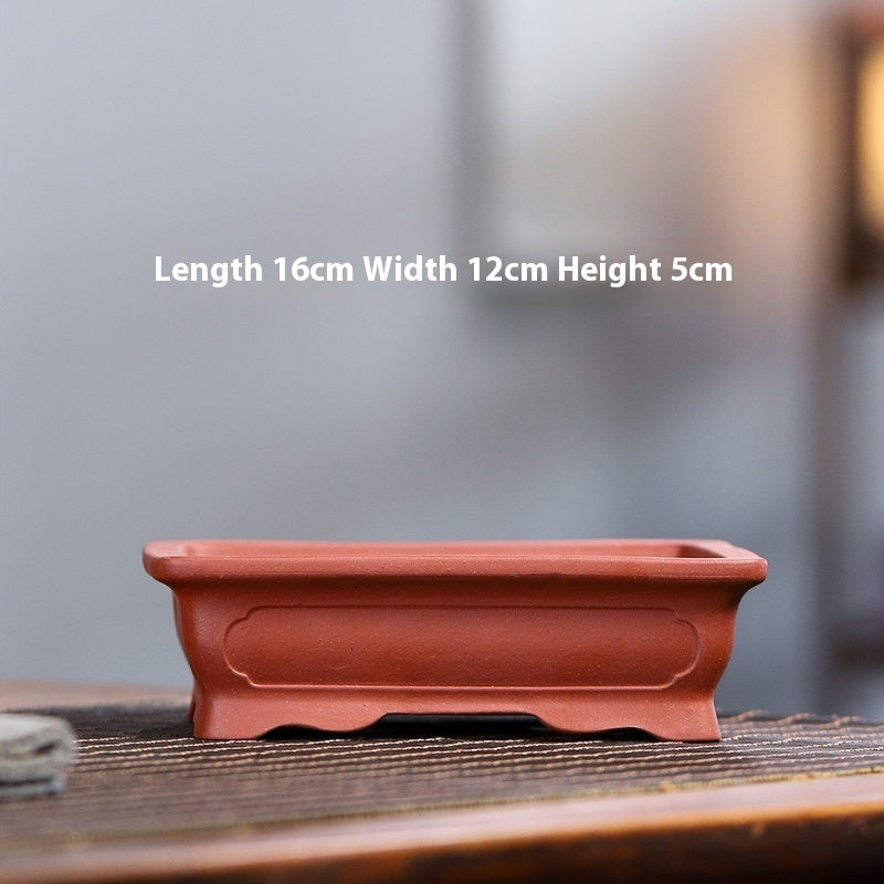 Yixing Purple Sand Small Flower Pot Stoneware Breathable d9464af4 9072 48cd 86c4 7172c32f3668