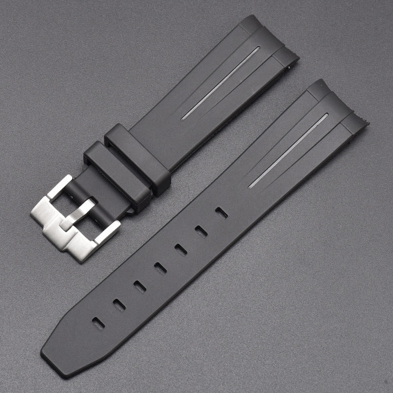 Mercury Arc Rubber Watch Strap Men's And Women's Waterproof 20mm d963f914 0771 40d3 913c 10d7ce2b3c24
