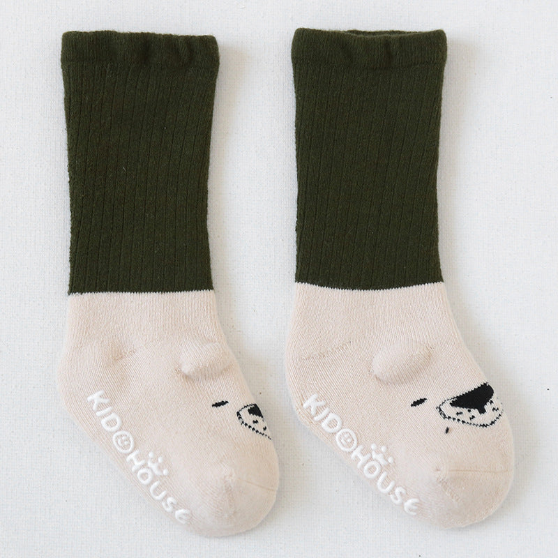 Thick Terry Baby Middle Tube Stereoscopic Anti-skid Floor Socks d96b2acb 5cd2 4467 89c9 a1d84f4796c9