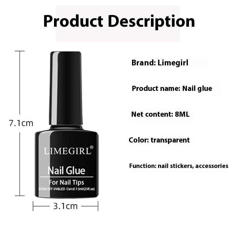Nail Glue Glass Bottle Fake Nail Patch Ornament Nail Glue d9bb3139 4392 4b5a 84fa bb9d778a02e7 trans