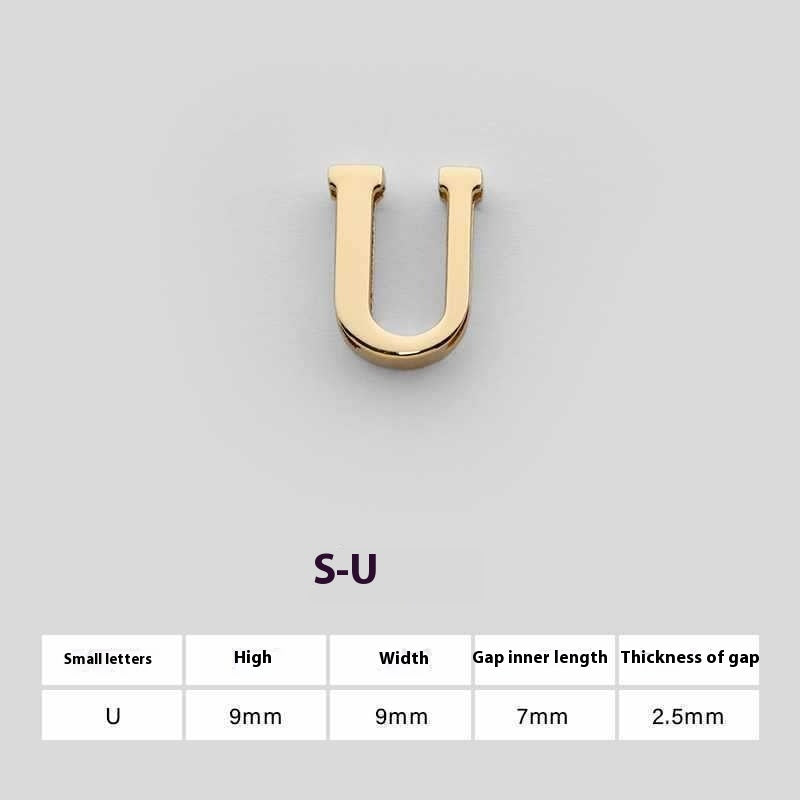 U Perforated 26 English Letters Hardware Accessories d9c506e2 b781 4457 a7ce 367111507df3 trans