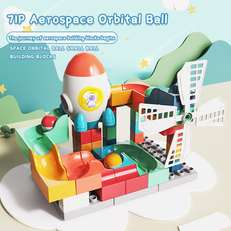 Aerospace Orbital 71 Large Particle Children's Slide Assembled Building Blocks d9ff6e41 d717 49c7 9d30 c025128da192