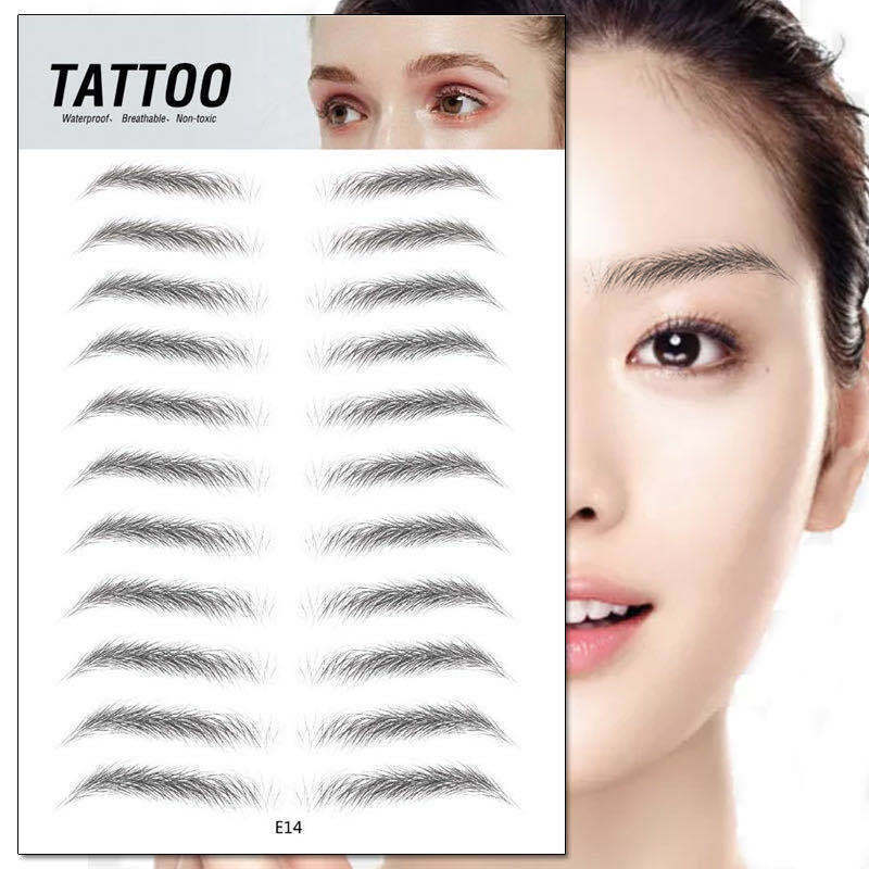 3D Waterproof Semi-permanent Eyebrow Stencil Stickers - HD Wireless Product #4