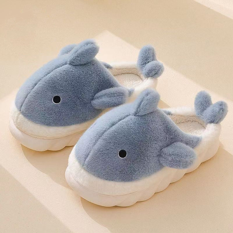 Household Warmth And Anti Slip Thick Soled Couple Slippers dbd1458f e5a0 427b ab8b c89433d75deb
