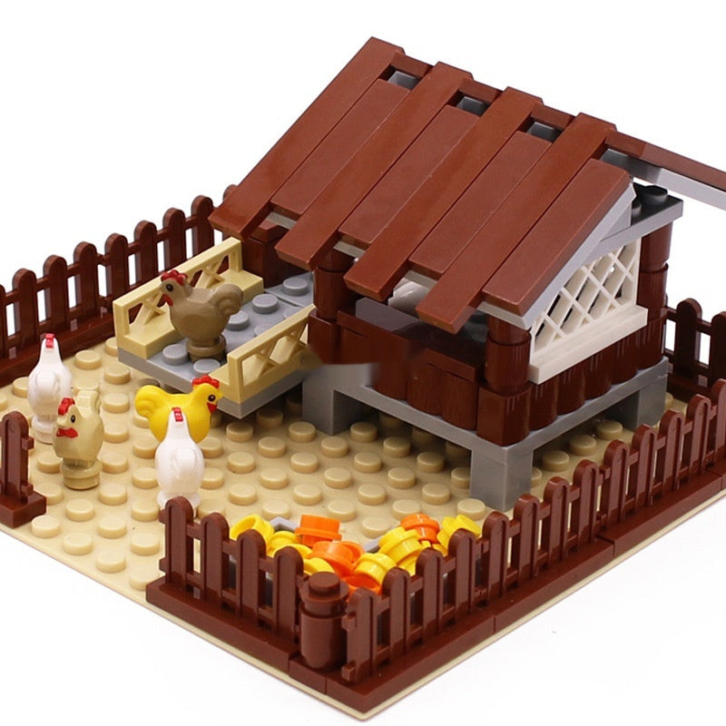 MOC Small Particle Building Blocks Animal Farm Scene Dispersion Accessories Suit dbeed67b 0b81 4b07 889c fbc770ef2e03 fine