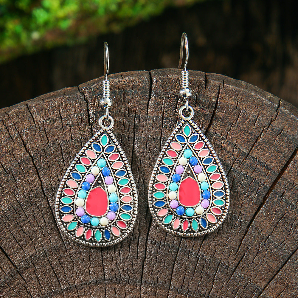 Vintage Bohemian Style Hand-woven Tassel Earrings dc72cf46 b5c9 403d 84ad 009c6ec605ef