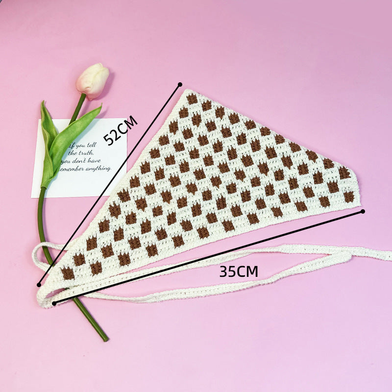 All-matching Triangular Binder Knitted Hair Band dcb9949d 36a1 45cd a3aa 1c1c42b7fb96