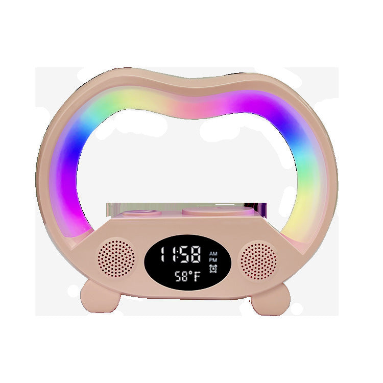 2024 New 6 In 1 Smart Remote Control Bluetooth-compatible Ambience Intelligent LED Table Lamp Multi-function Wireless Charger Night Light Bluetooth-compatible Speaker - 图片 8