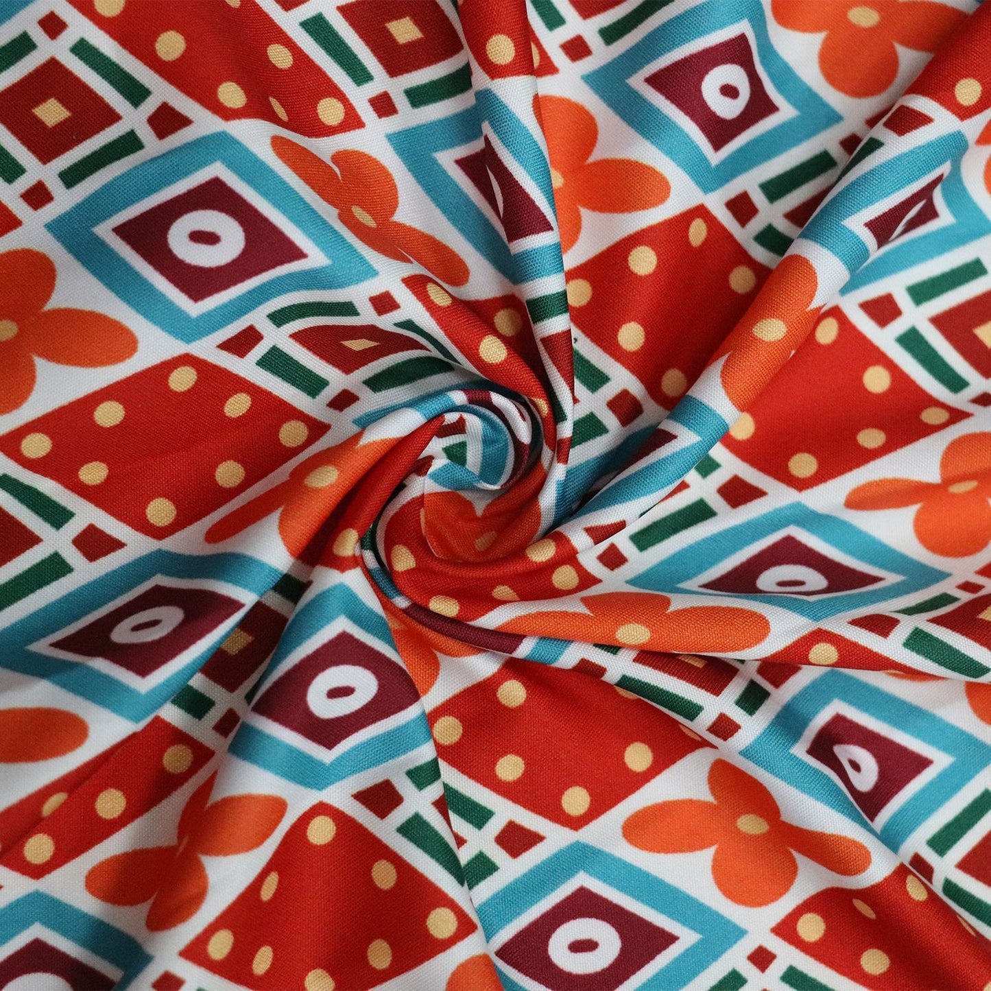 Short-sleeve Mid-length Boho Print Dress dd472a3d ee5a 47fb 98d9 c9b04c3c17c3