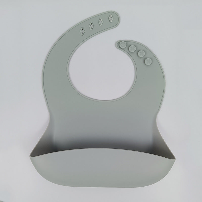 New Children Eating Silicone Bib ddb456fd febc 4e67 814d d3e68b715ced