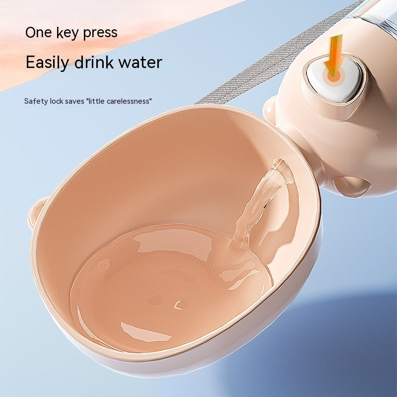 Portable Dog Water Bottle Food And Water Container For Pet Pets Feeder Bowl Outdoor Travel Drinking Bowls Water Dispenser ddb
